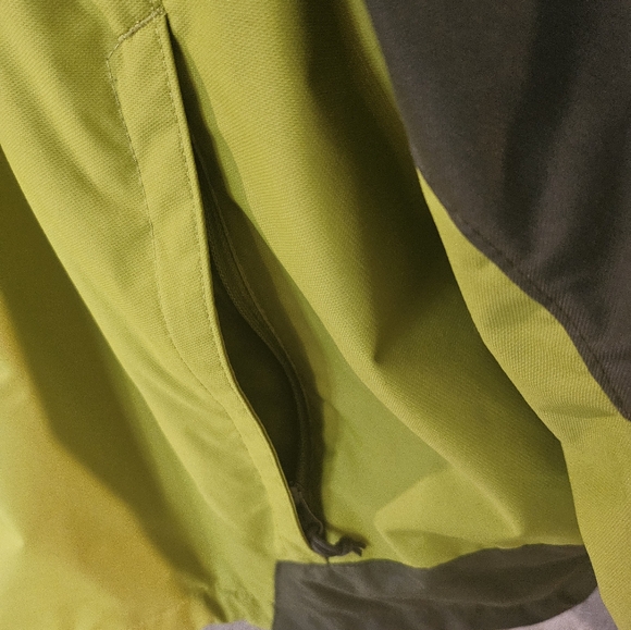 Columbia – 2--Tone Chartreuse and Olive Fleece Interchangeable Hooded Jacket -4X - Picture 16 of 16